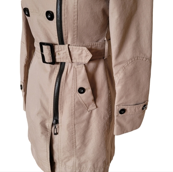 Soia & Kyo belted trenchcoat size small - Picture 3 of 16